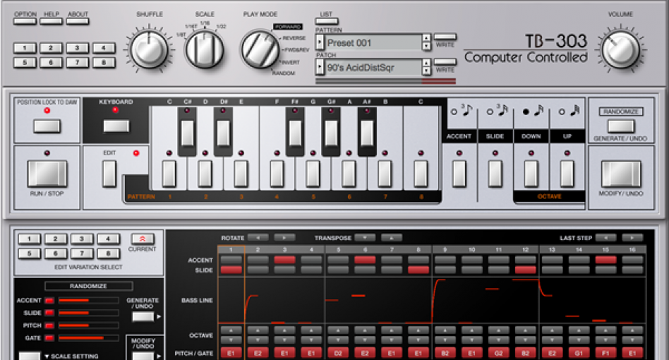 ROLAND ADD THE 303 TO THEIR CLOUD PLUGIN SERVICE