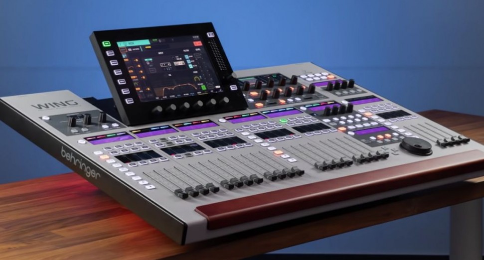 BEHRINGER ANNOUNCE FUTURISTIC MIXING CONSOLE WING