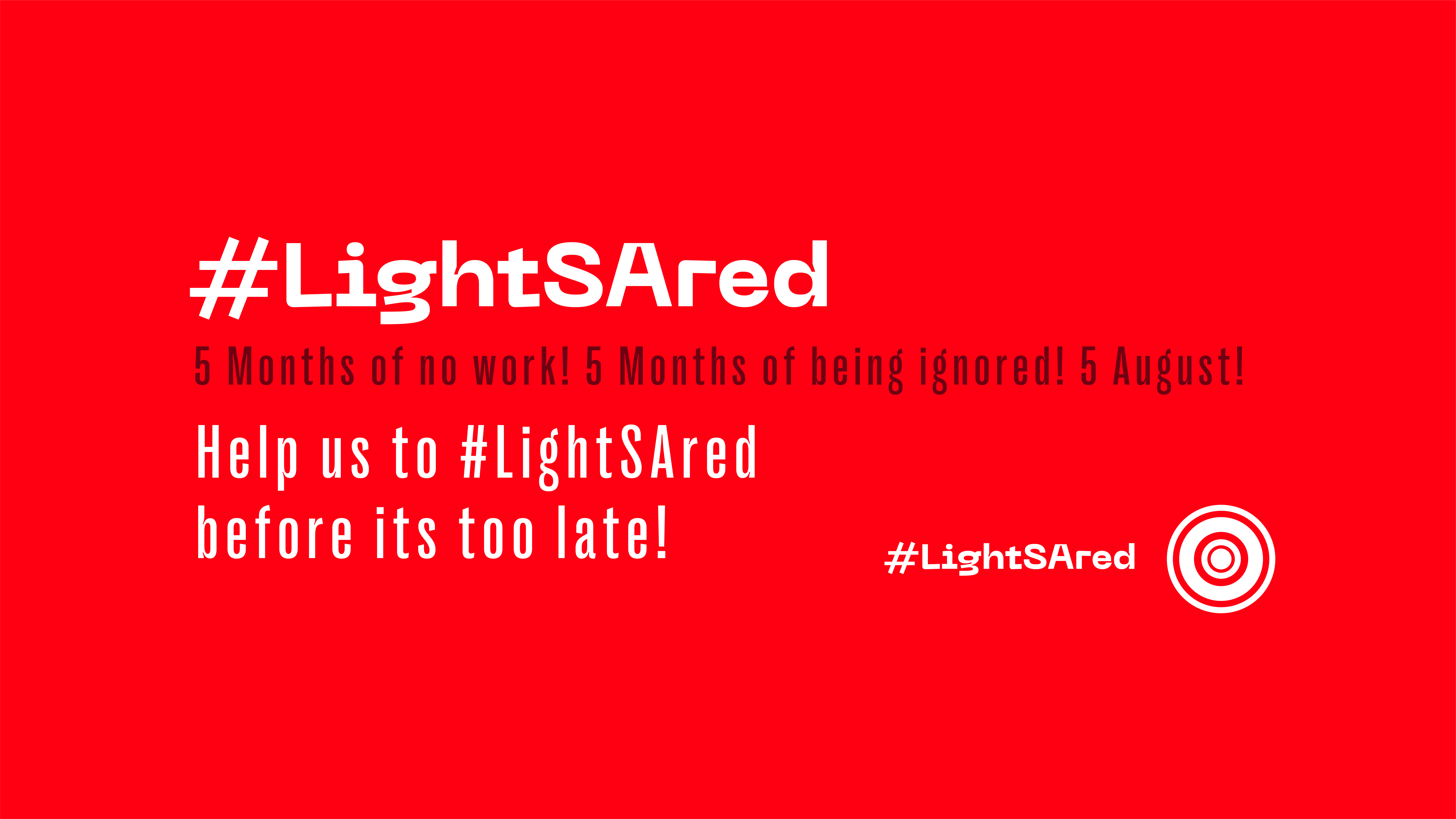 LIGHT SA RED – In Support for the Entertainment Events and Creative Industry #LightSAred