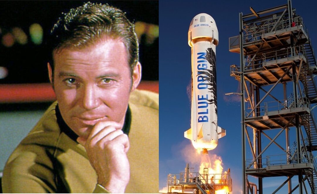 CAPTAIN KIRK REALLY IS GOING TO SPACE!