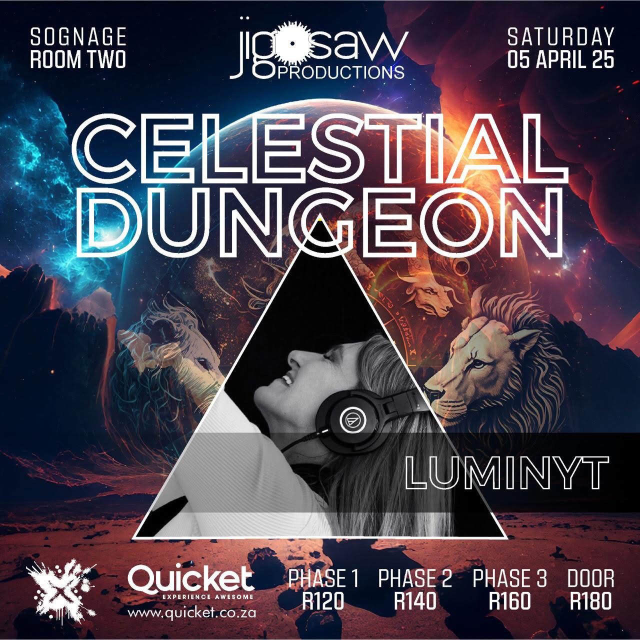 Celestial Dungeon 2025 Hard Dance & Trance event poster